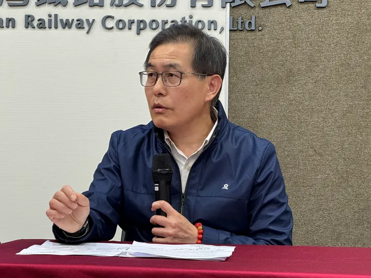 台鐵總經理馮輝昇。莊偉祺攝