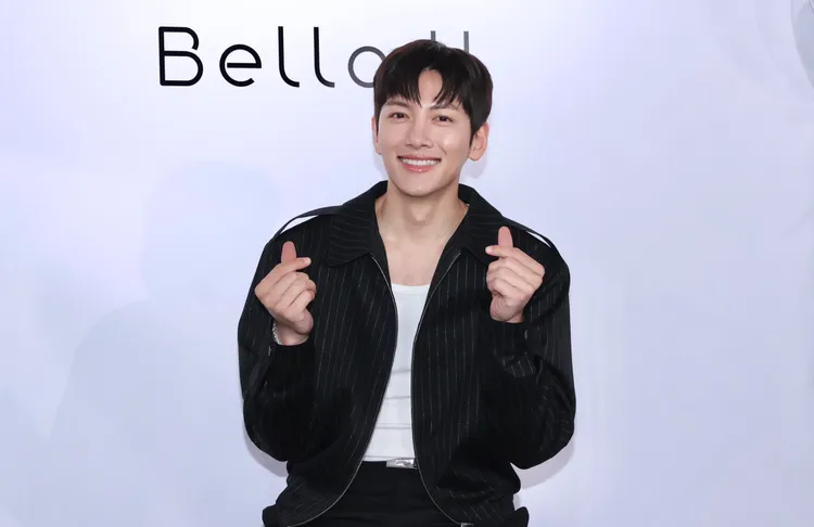 池昌旭出席代言活動，笑容很迷人。莊宗達攝