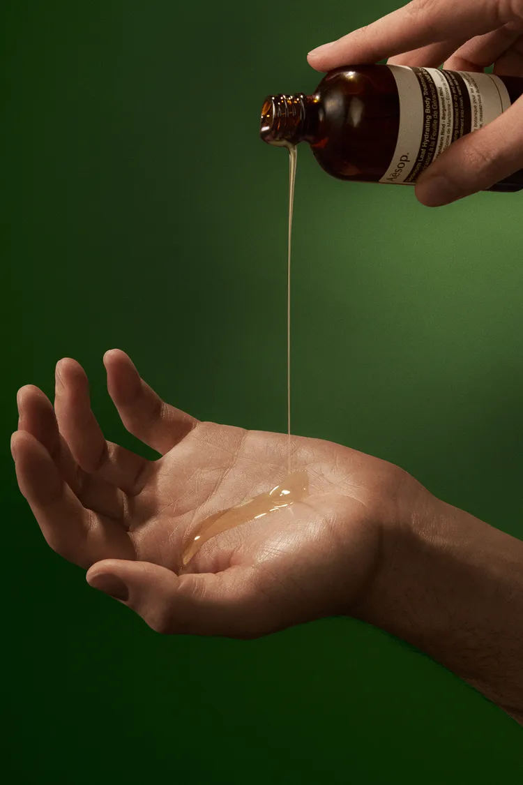 Aesop天竺葵身體保養系列。品牌提供