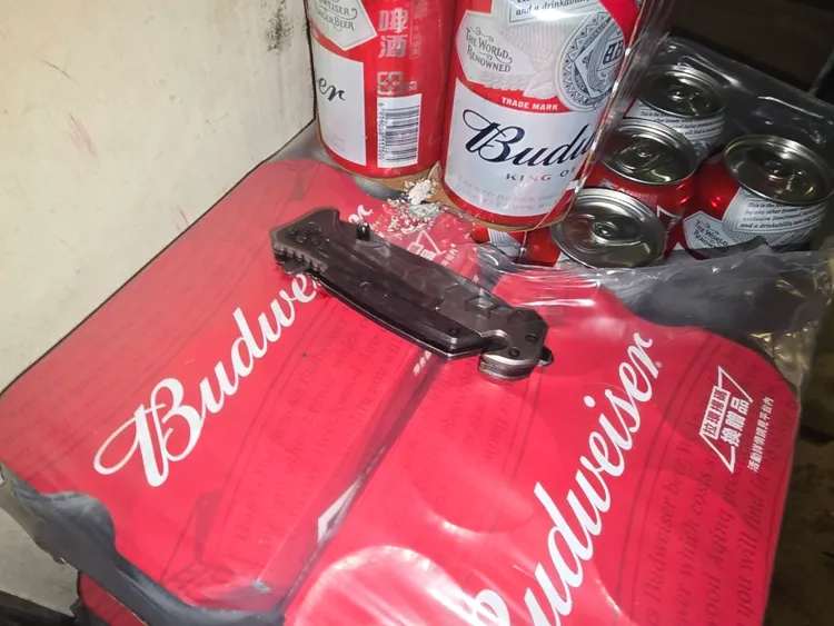 林男使用的凶器。警方提供