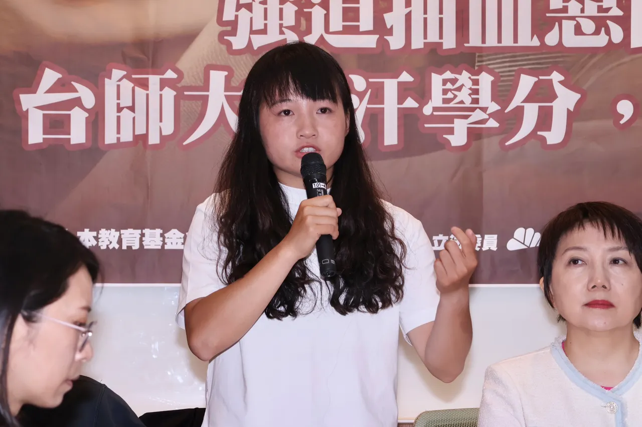 台師大爆發女足抽血爭議,女足工會點出大專女足與體育班現況。莊宗達攝