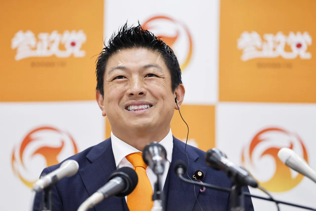 获得大胜的神谷宗币表示,美国总统川普的「大胆政治风格」启发了他。美联社