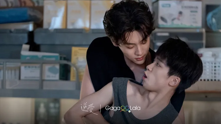 梓渝（右）和田栩寧因BL劇爆紅。GagaOOLala提供