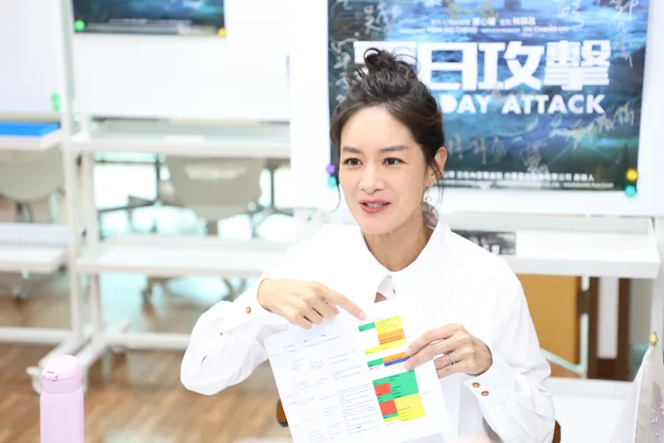 認真的Janet還為角色情緒自製表格。攝影中心攝