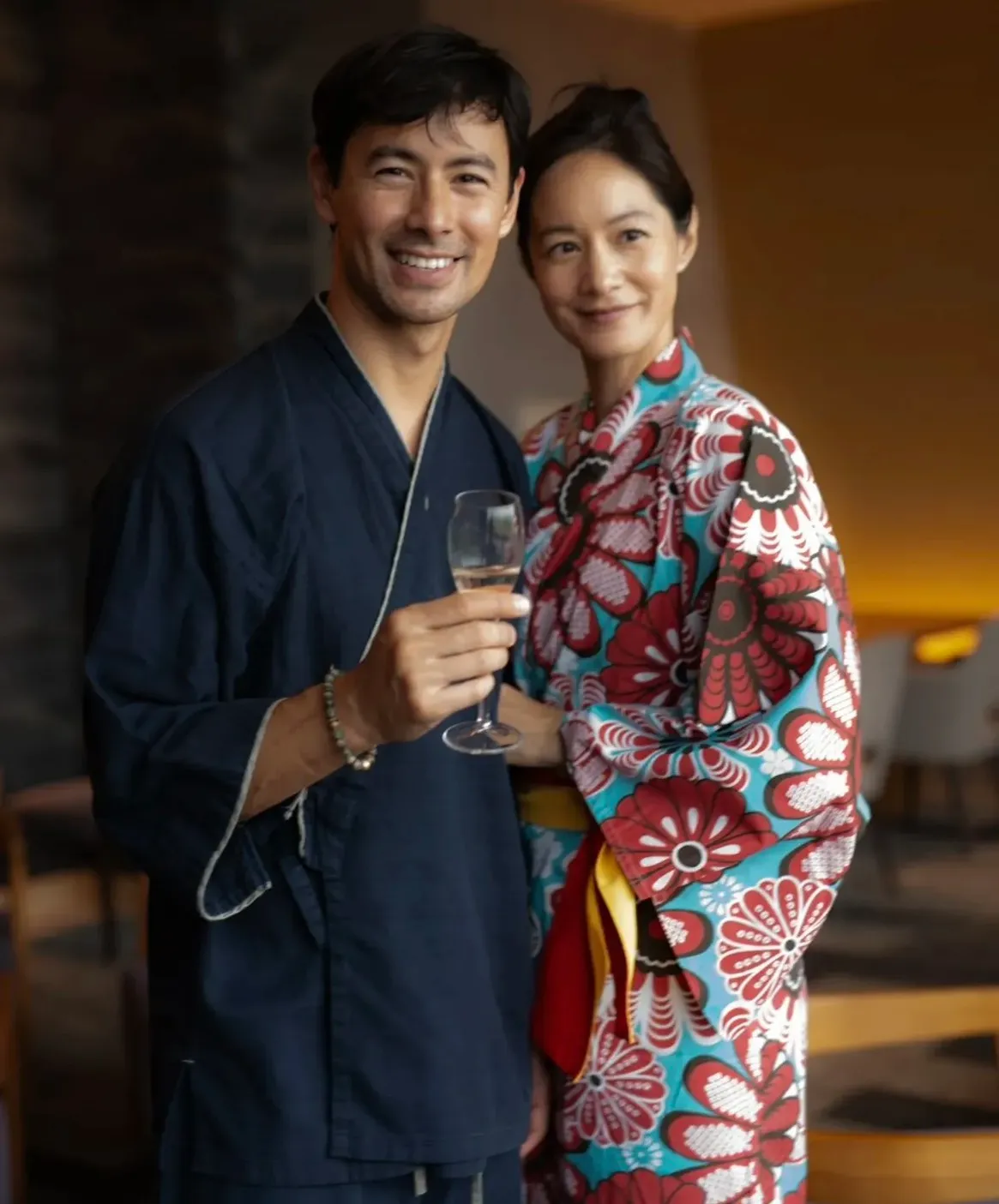 Janet和老公George都是演员,会互相切磋演技。翻摄自Janet IG