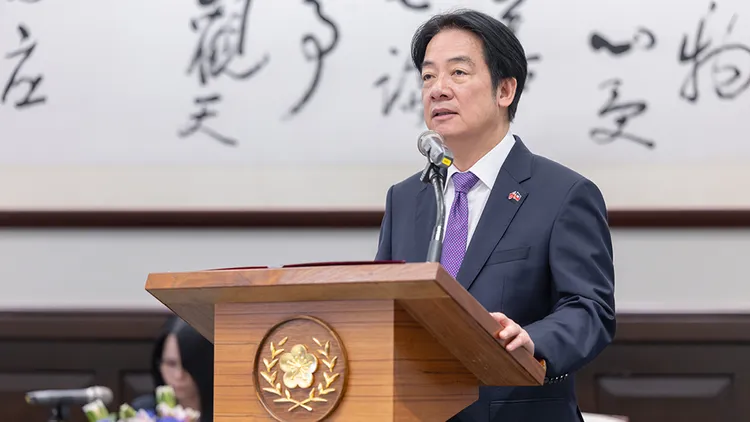 總統賴清德。總統府提供