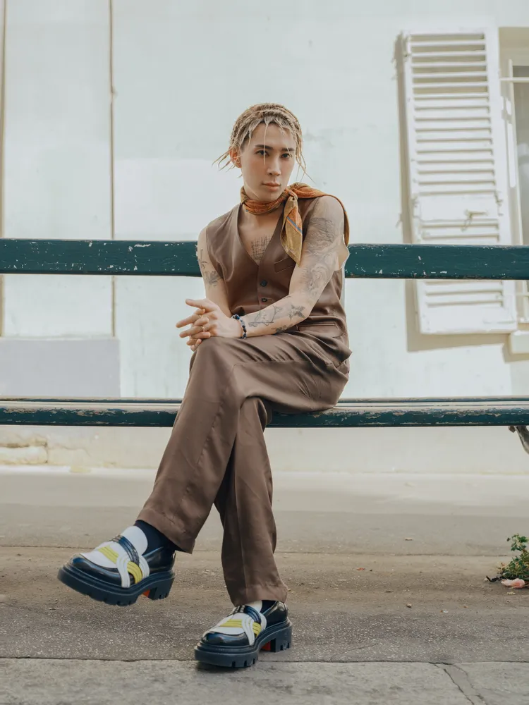 馬天佑參加米蘭時裝周。Fame Glory提供