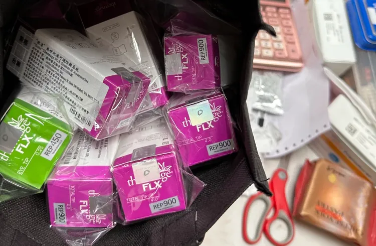 警方查獲相關證物。警方提供