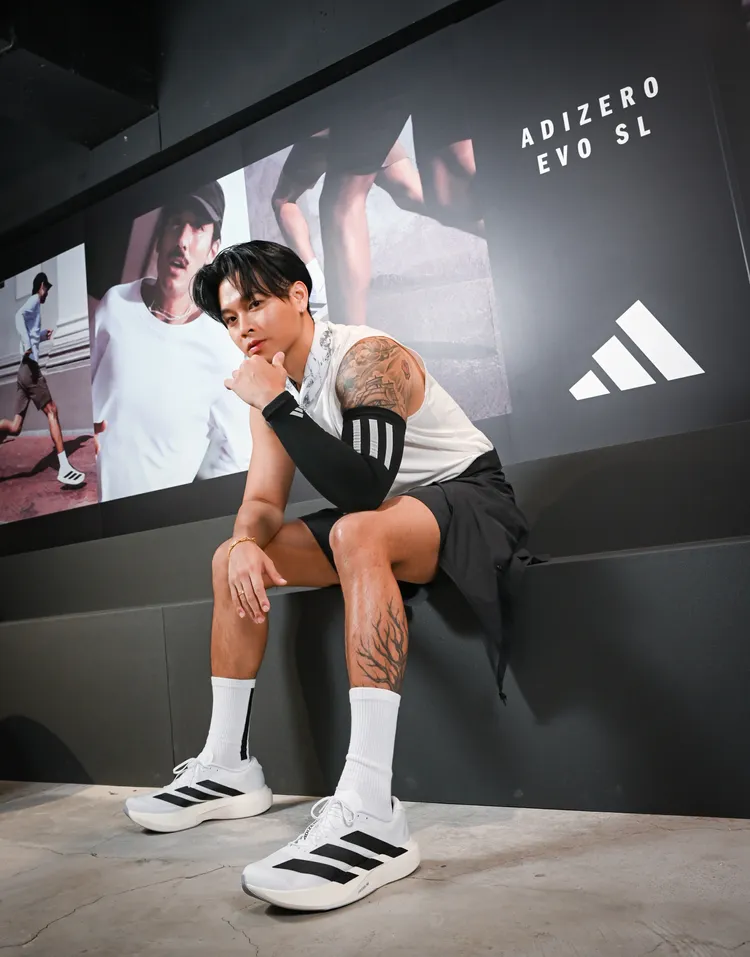 高爾宣今日出席adidas NO TRACK DAY活動。品牌提供