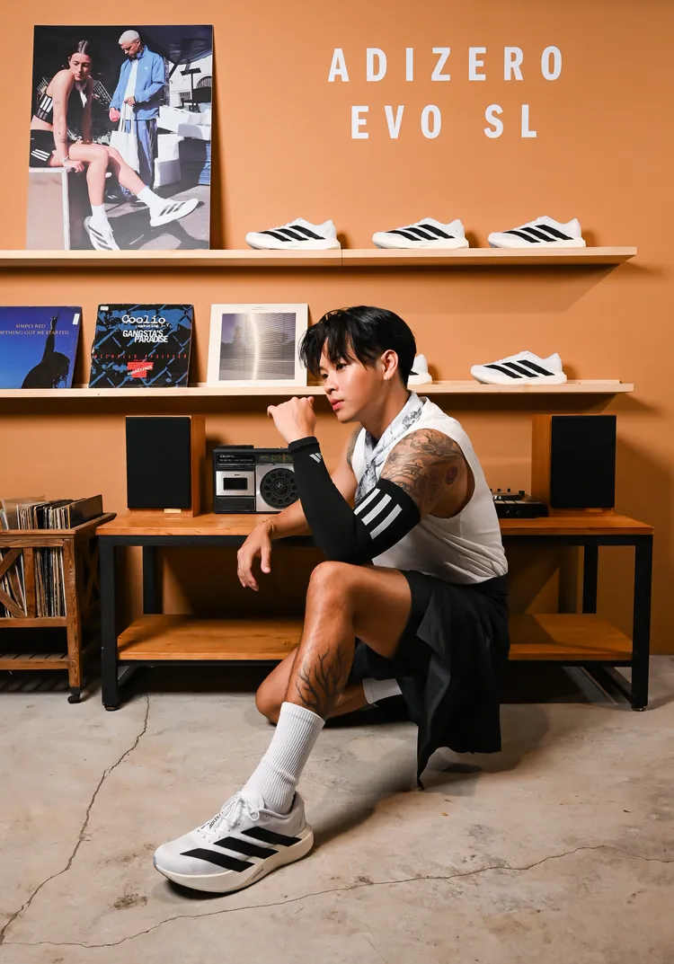 高爾宣今日出席adidas NO TRACK DAY活動。品牌提供