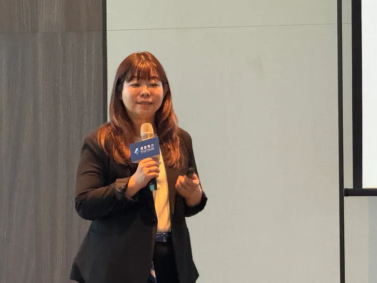 星星電力總經理關婷怡。呂承哲攝