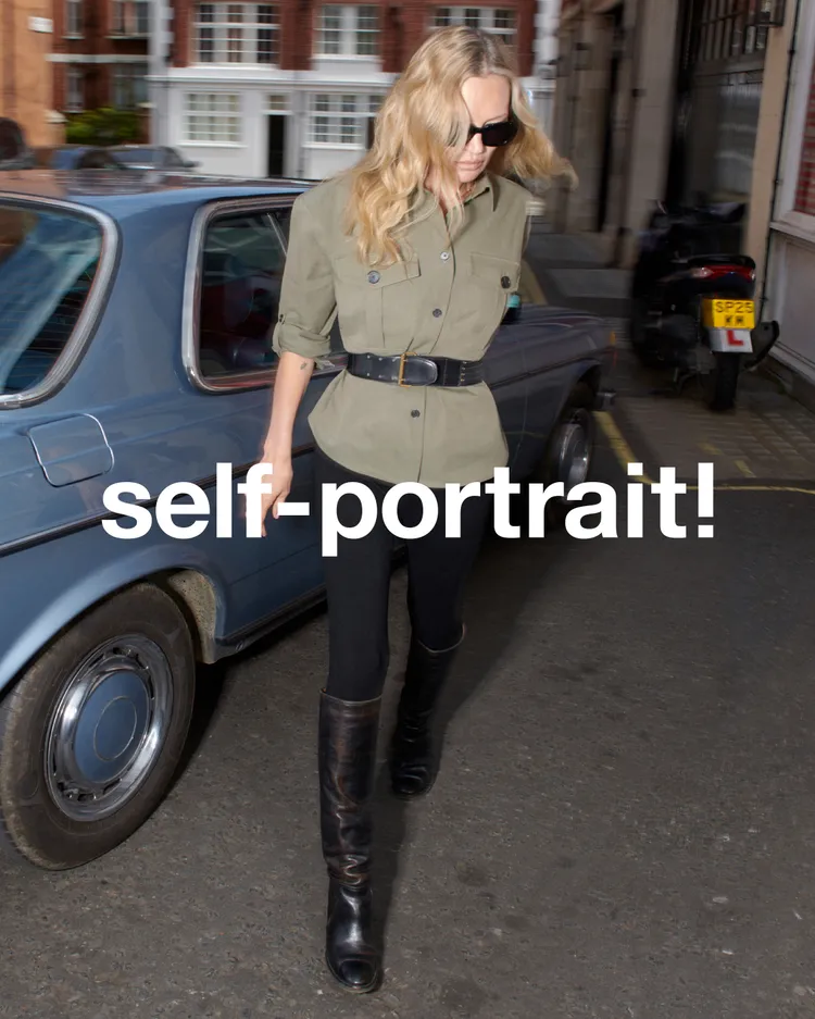 凱特摩絲演繹self-portrait全新廣告。品牌提供