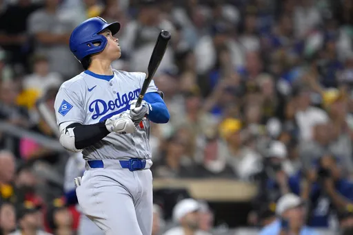 大谷翔平深远飞球差点形成追平的全垒打 道奇总教练感到可惜