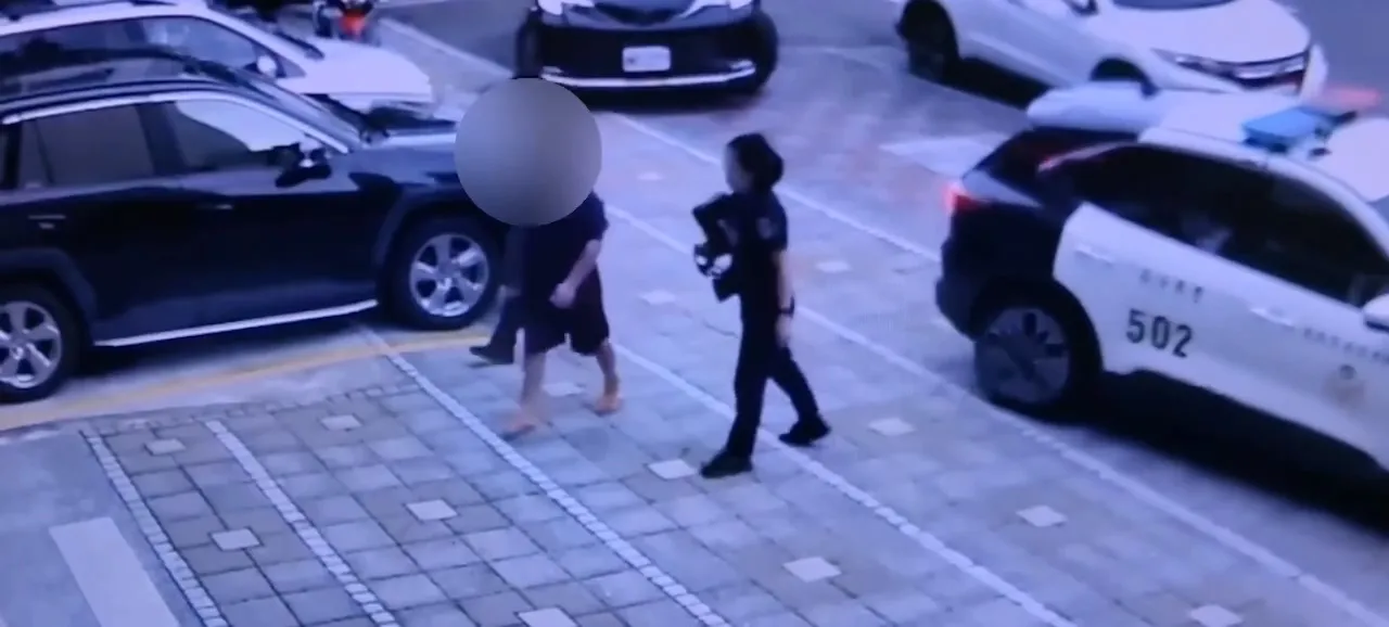 丰原警分局逮捕涉嫌在公车上对女学生性骚扰的严姓男子。民众提供