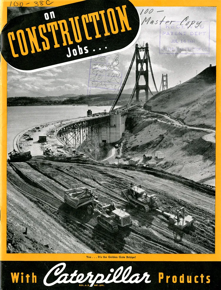 CAT參與1937金門大橋世紀工程。品牌提供