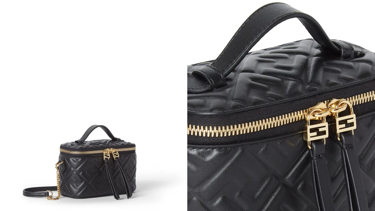 FENDI Vanity黑色纳帕软皮,6万3200元。品牌提供
