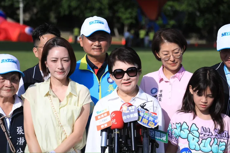 台中市長盧秀燕證實台積電中科二期新廠，年底動工興建「指日可待」。民眾提供