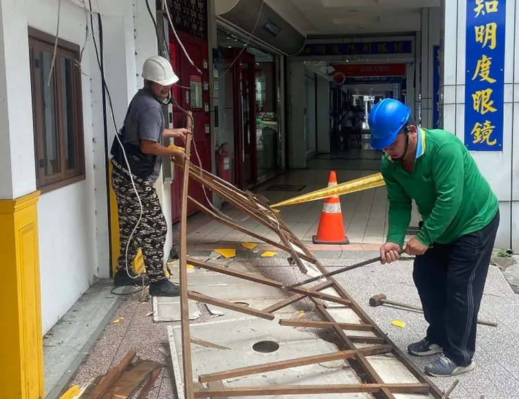 1999市民熱線檢舉的違建被拆除。台北市建管處提供