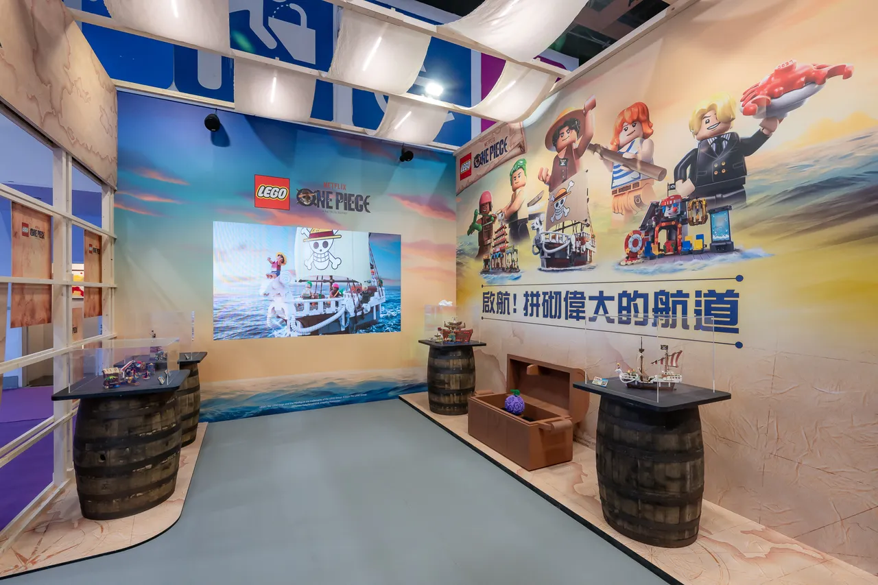 乐高®《《航海王》系列设计重现冒险之旅。业者提供