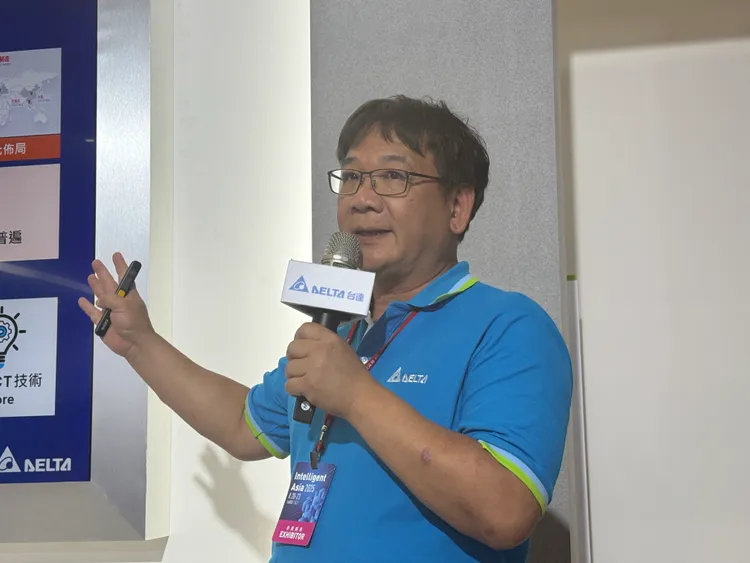 台達智能製造解決方案開發團隊研發總監楊應龍。呂承哲攝