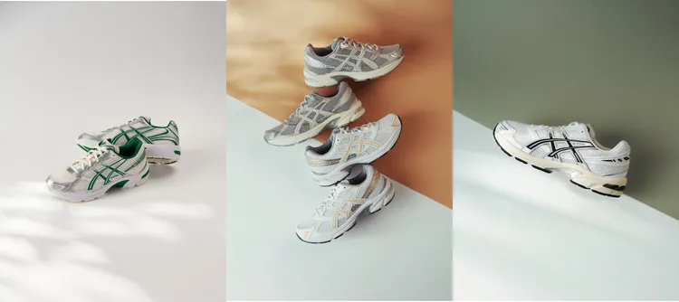 ASICS GEL-1130為情侶的老派時尚帶來復古新樣貌。品牌提供