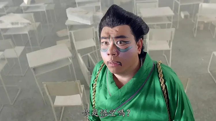 段偉倫在改編自電玩《快打旋風II》的電影《超級學校霸王》飾演Toyota。翻攝影片