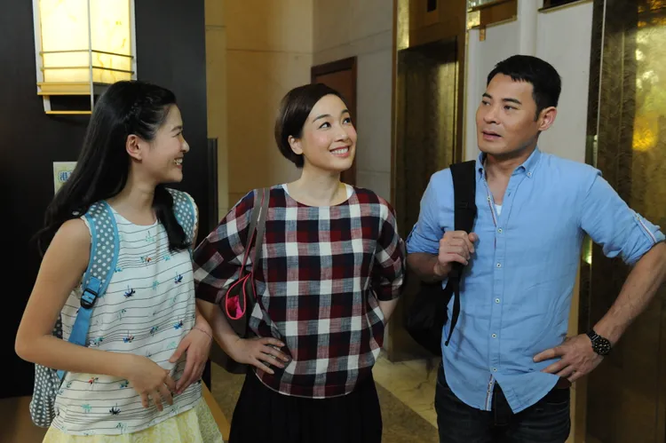 「虎媽」江美儀與劇中女兒江嘉敏展現動人母女情誼。年代提供