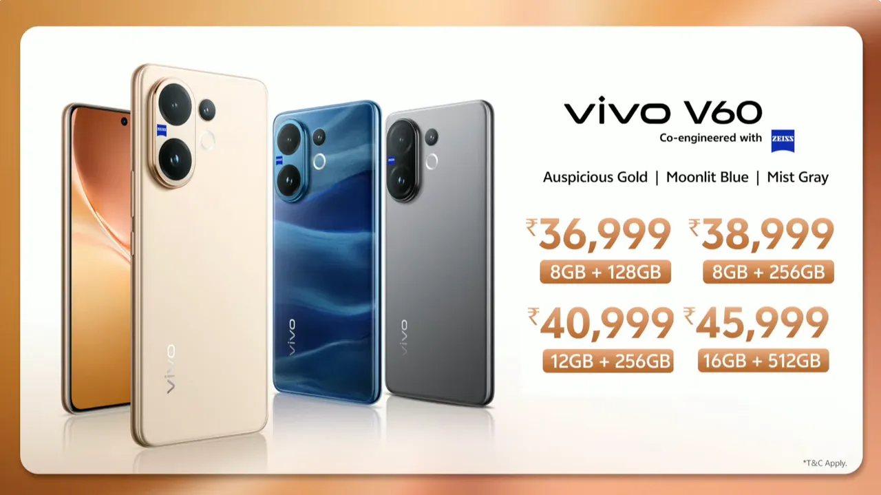 印度市場提供3種顏色、4種容量組合配置。vivo YouTube