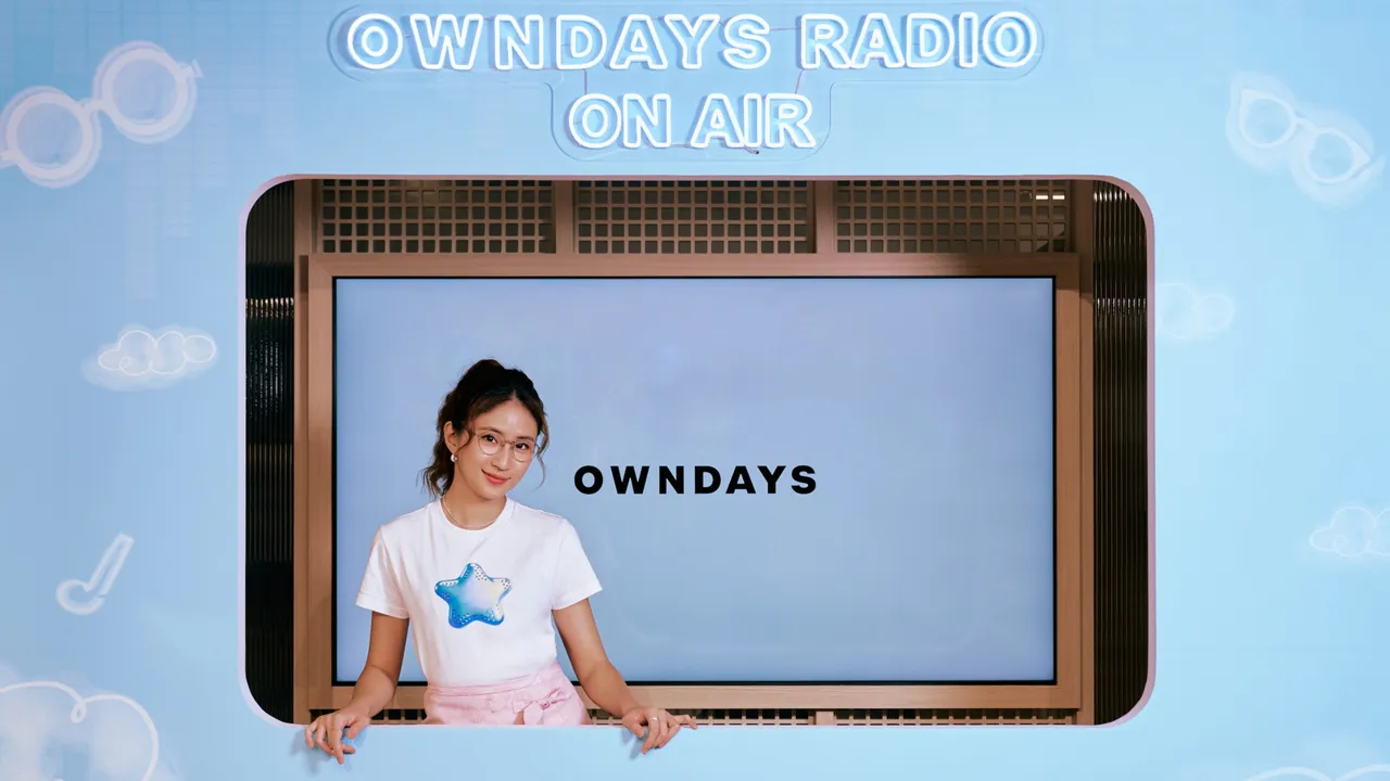 9m88出席OWNDAYS活動。品牌提供