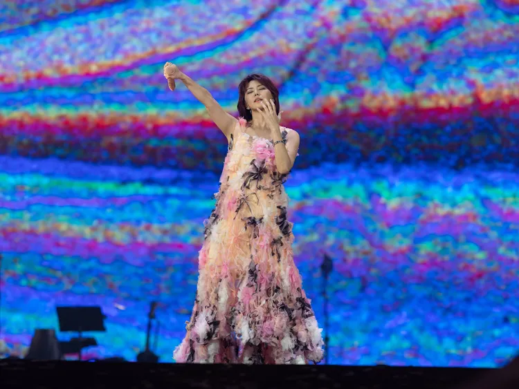 孫燕姿久違在台開唱狀態超好，五月天笑虧她「住冰箱」懂保鮮。Make Music提供