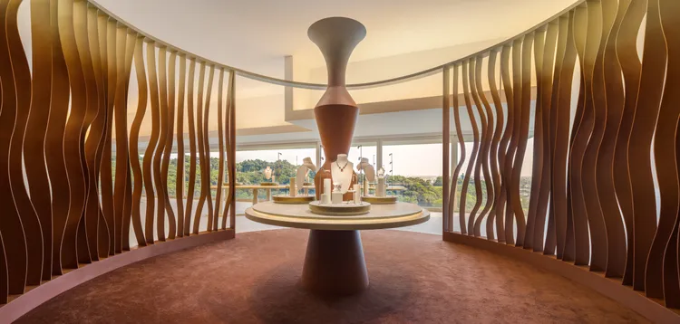 卡地亞2025「自然藝境」頂級珠寶暨腕錶鑑賞會展場。品牌提供