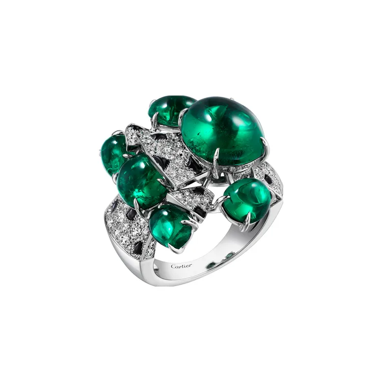 PANTHÈRE OBSERVATRICE戒指。品牌提供