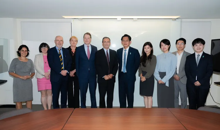 美國知名智庫布魯金斯研究院率團拜會民眾黨。民眾黨提供