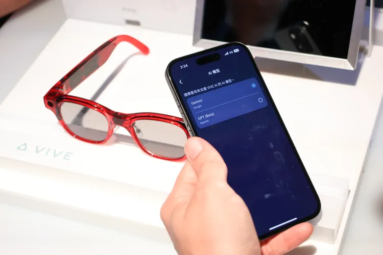 VIVE Eagle支援Google Gemini與OpenAI GPT語言模型。趙筱文攝