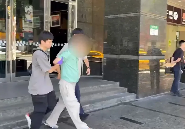 陳姓男子落網。警方提供