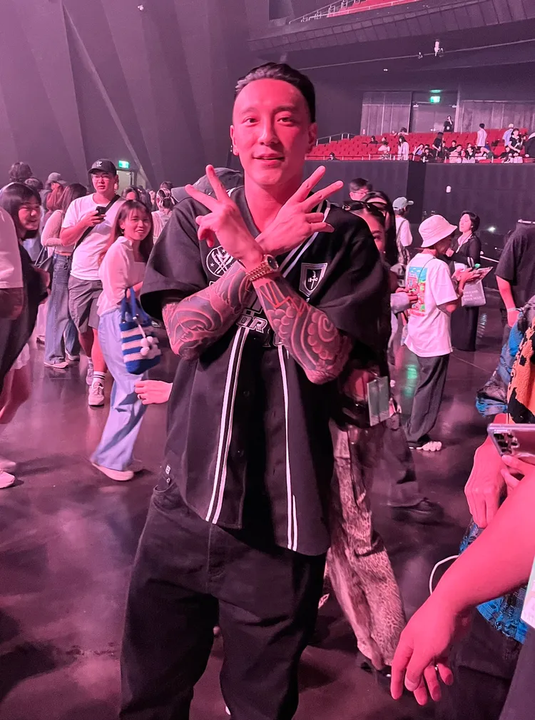 王陽明到現場為妻應援。莊宗達攝