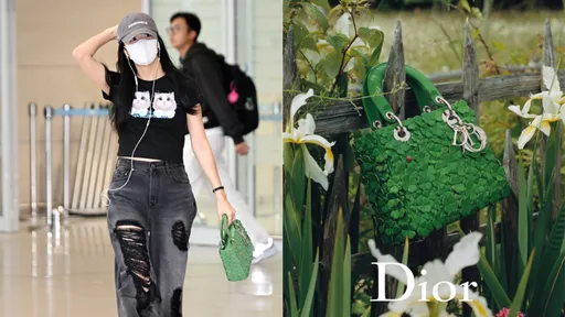 Jisoo PO照慶BLACKPINK九周年 Dior愛包「長滿」幸運草