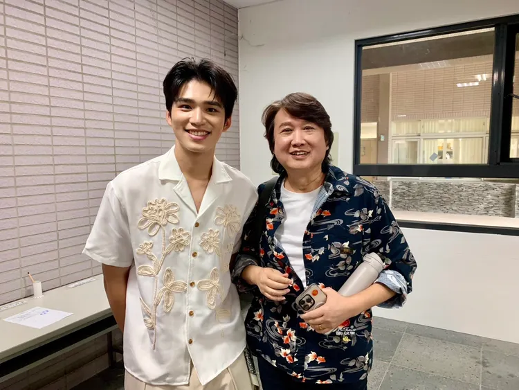 王品澔期待決賽能與主評審周治平請教唱歌技巧。南投縣政府提供