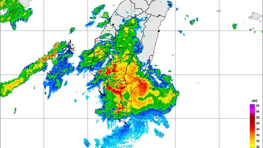 当心!今晚至明天高屏超大豪雨、台南大豪雨