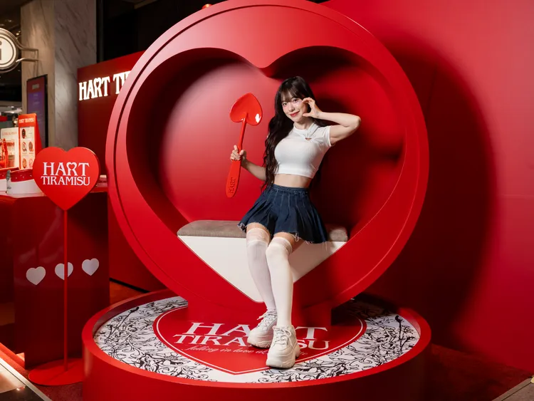 李多慧開心時會吃甜點。HART TIRAMISU提供