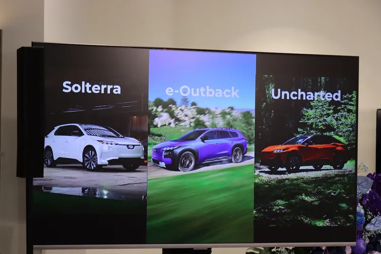 Subaru也預告未來將導入小改Solterra、e-OUTBACK與Uncharted三款純電車。周奕豪攝