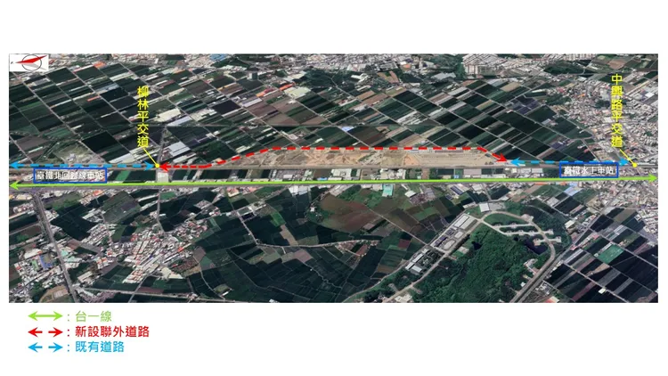 水上車輛基地位置圖。鐵道局提供