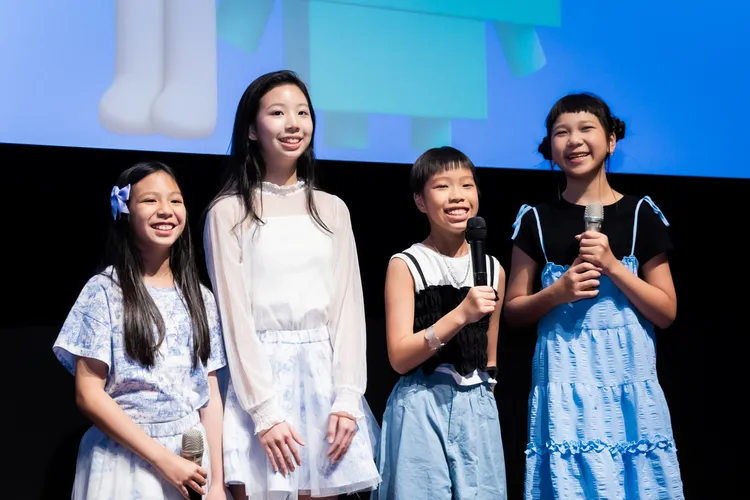 《什麼都沒有雜貨店2》出演童星於映後分享心境。小公視提供