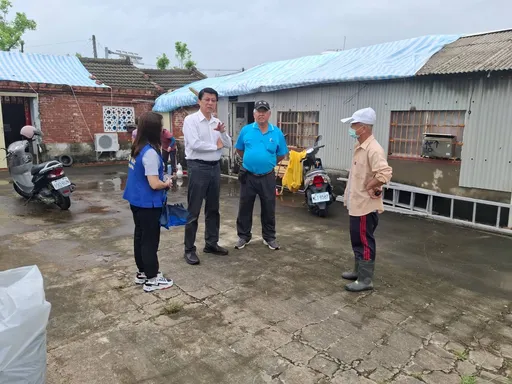 台南連日受大雨摧殘 謝龍介:應急用的帆布也已經破了