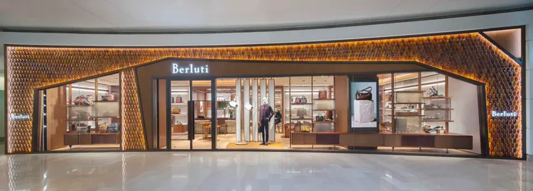 Berluti台北101精品店。品牌提供