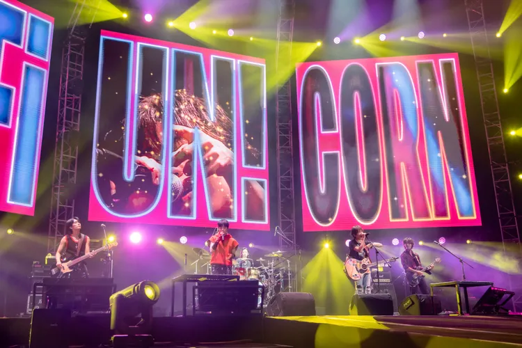 Hi-Fi Unicorn開心終於不是FNC的樂團老么。SHOWOFFICE提供