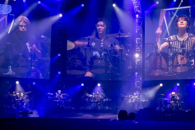 5組樂團的鼓手合體，帶來帥氣的5鼓秀。SHOWOFFICE提供