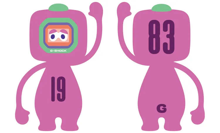 紫紅色「Goro」代表1983年問世的DW-5000。品牌提供