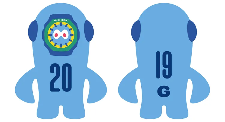 藍色「Duno」代表2019年問世的GA-2100。品牌提供