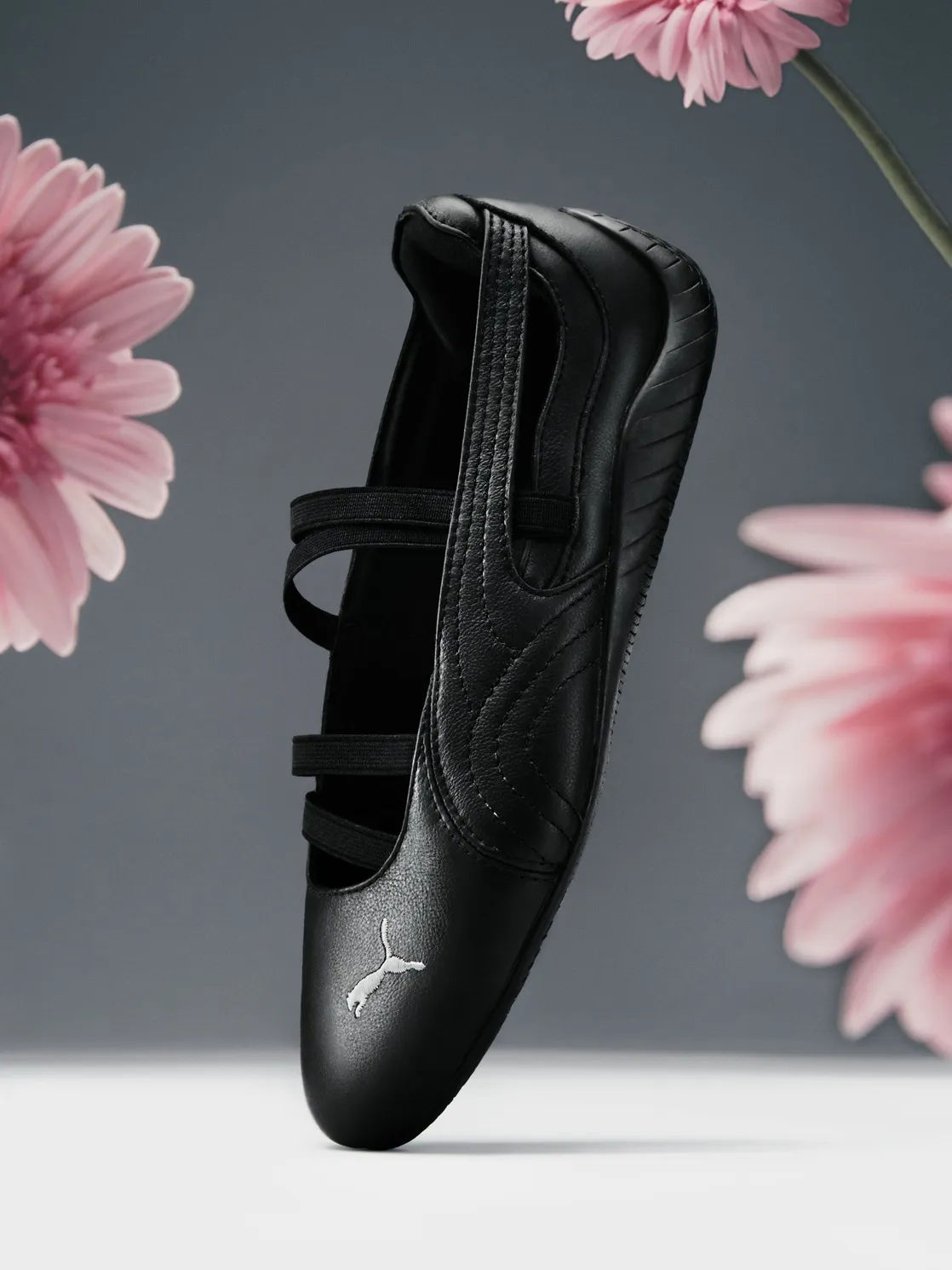 PUMA SPEEDCAT Ballet Leather黑色皮革款,2680元。品牌提供